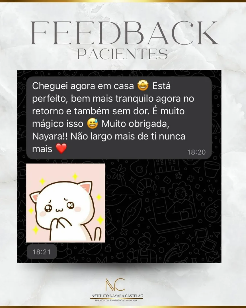 Depoimento de paciente do Instituto Nayara Castelão