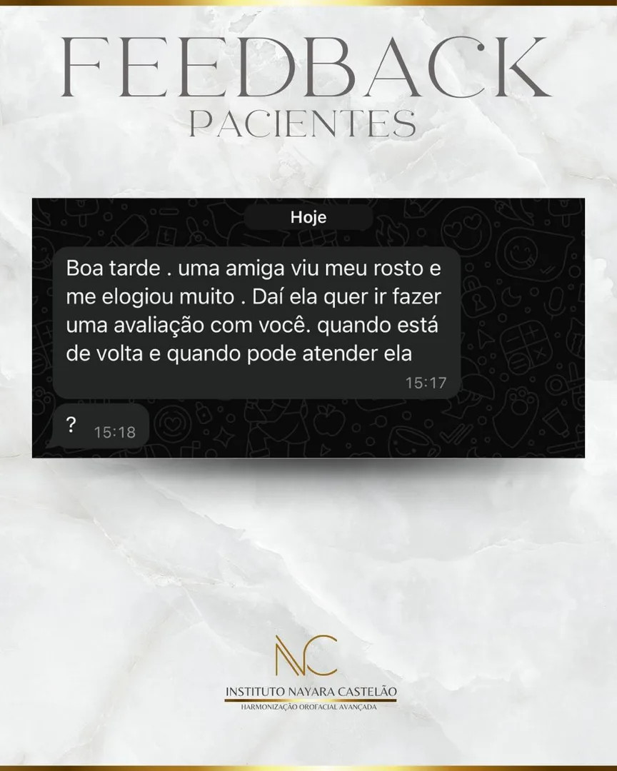 Depoimento de paciente do Instituto Nayara Castelão